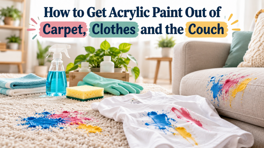 Acrylic Paint on Carpet? Here's What Actually Works